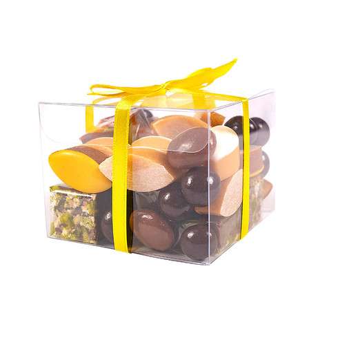 Boite transparente chocolats et confiseries / Collection 2024 : chocolats de Pâques originaux