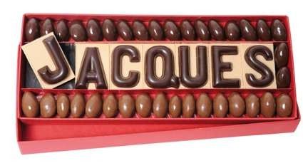 Un pr�nom en chocolat