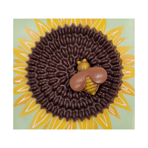 Bouchées tournesol chocolat noir / Le 1er Mai