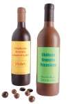 Bouteille en chocolat