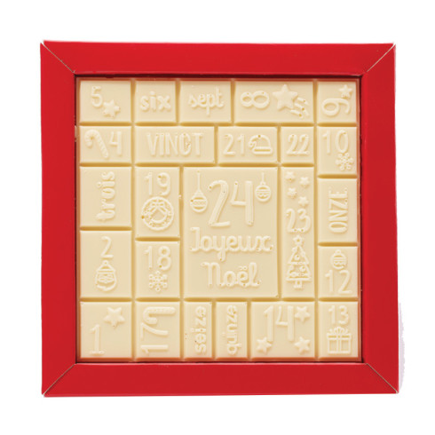 Calendrier de l'Avent chocolat blanc / Chocolats de l'Avent