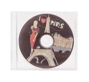 CD Paris en chocolat noir
