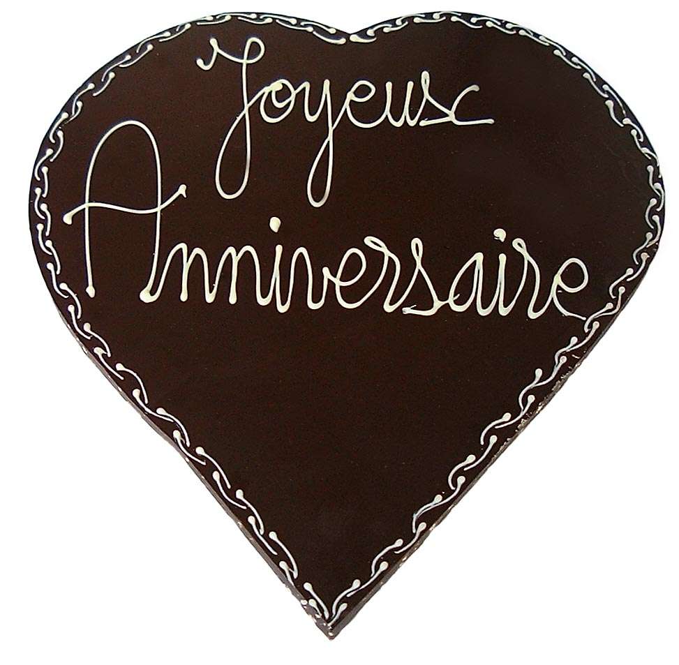 Joyeux Anniversaire Gateau Coeur