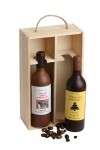 Coffret bois 2 bouteilles