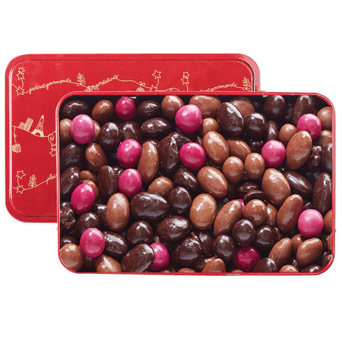 Dragées chocolat boite fer 980g / Les dragées chocolatées
