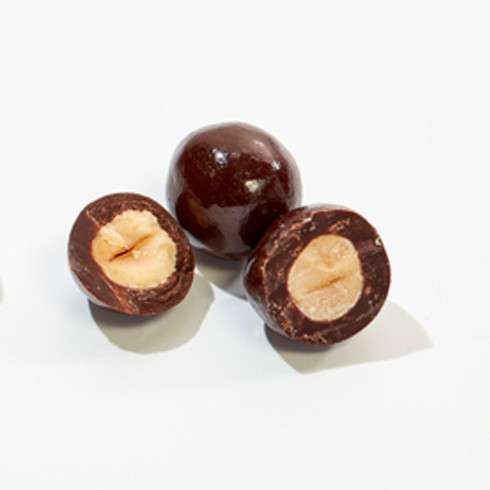 Noisettes enrobées de chocolat noir - dragées chocolat / Collection été