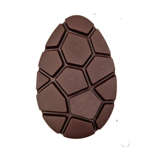 Tablette de Pâques en chocolat noir garnie de praliné / Collection 2024 : chocolats de Pâques originaux