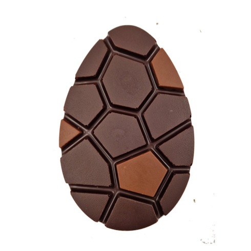 Tablette de Pâques en chocolat noir garnie de praliné / Coffrets de chocolats de Pâques