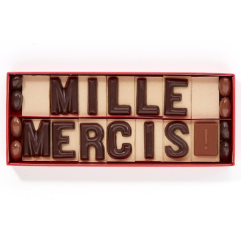 14 lettres en chocolat - Chocolat original (JG1) Jadis et Gourmande