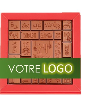 Calendrier de l'Avent chocolat lait Jadis et Gourmande