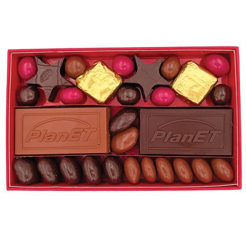 Coffret logo en chocolat / Cadeaux d'affaires en chocolat