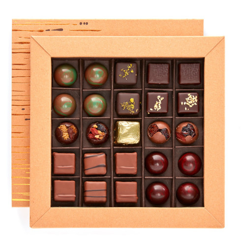 Boite 25 chocolats / De 30 à 70 € HT