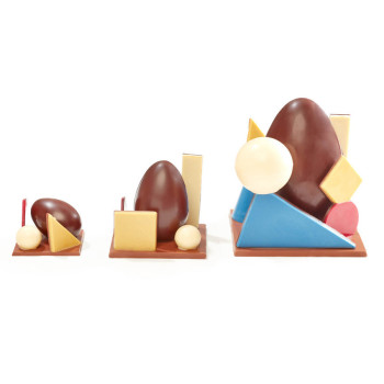 Sculpture N&deg;1, 2 et 3 chocolat Noir image 2