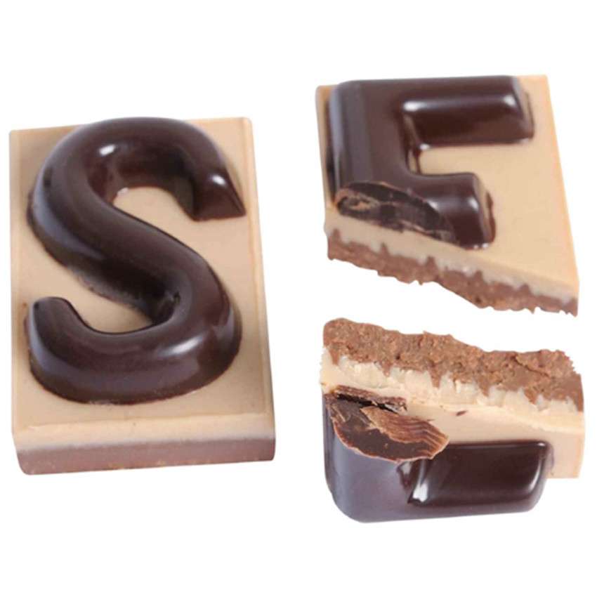 14 lettres en chocolat - Chocolat original (JG1)