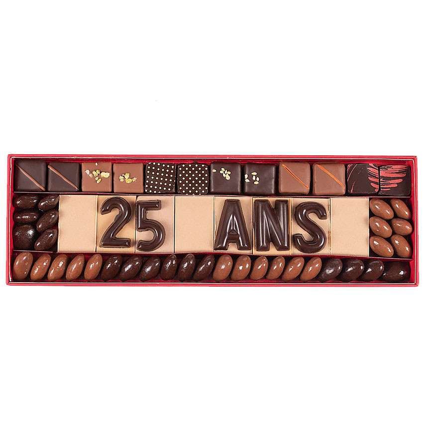Chocolat entreprise anniversaire - 25 ans