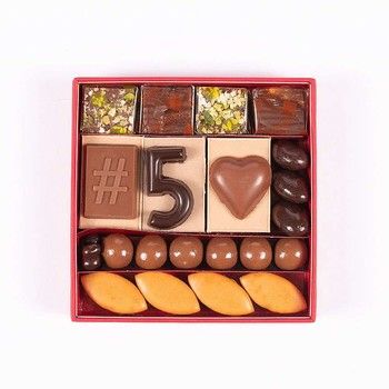 Chocolat Entreprise Anniversaire - 5 ANS Jadis et Gourmande