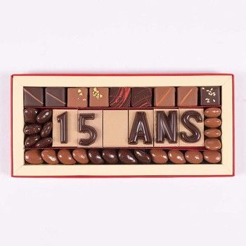 Chocolat Entreprise Anniversaire - 15 ANS Jadis et Gourmande