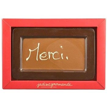 Ardoise merci en chocolat au lait Jadis et Gourmande