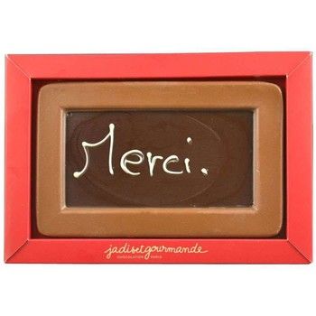 Ardoise Merci en chocolat noir Jadis et Gourmande