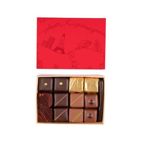 Traditionnel ballotin de petits chocolats / De 20 à 30 € HT