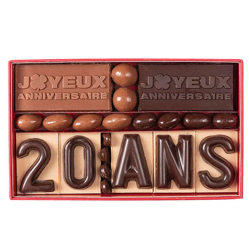 Offrir des chocolats pour un anniversaire - à personnaliser ...