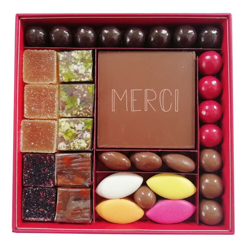 Coffret chocolat Merci Taille 2