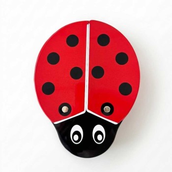 Coccinelle en m&eacute;tal garnie chocolats de P&acirc;ques image 2