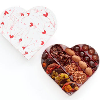 Coffret cœur chocolats Saint-Valentin Taille 2 Jadis et Gourmande