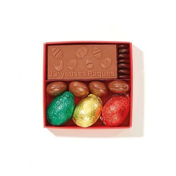 Bo&icirc;te de chocolat de P&acirc;ques JG08 Jadis et Gourmande