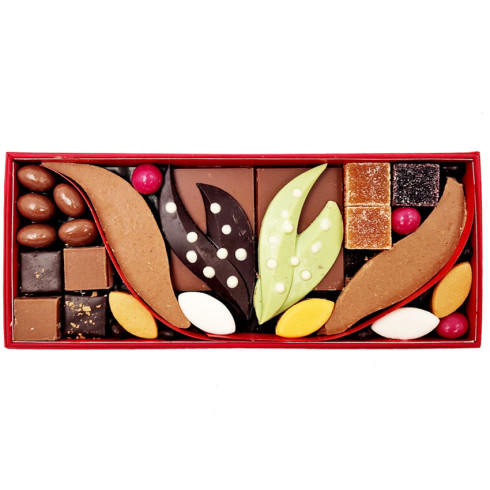 Coffret chocolat  Muguet Porte bonheur 215g / Le 1er Mai