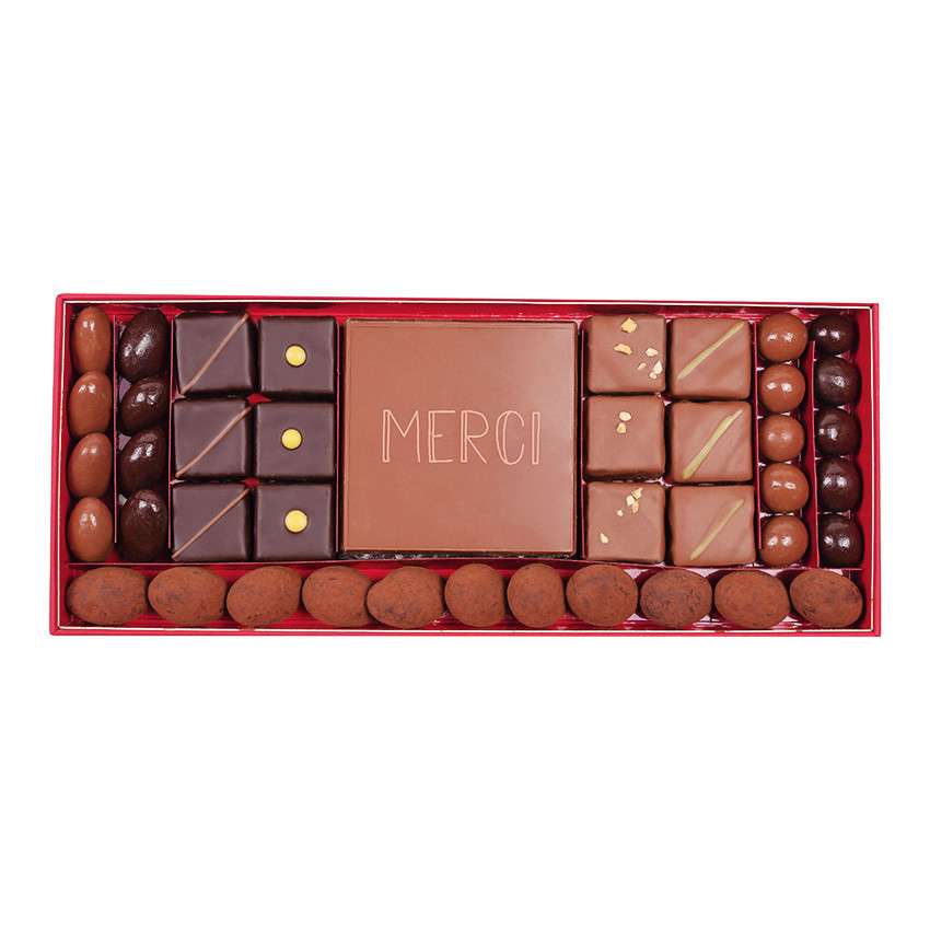 Coffret chocolat merci taille 2