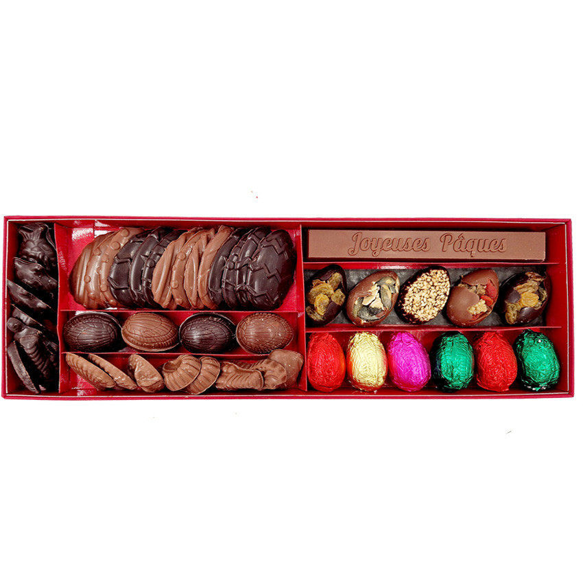 coffret chocolats paques