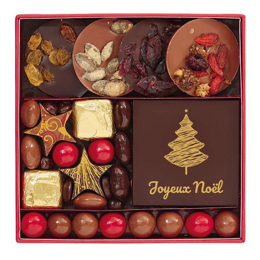Boite chocolat de Noël entreprise