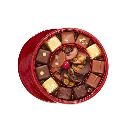 Coffret chocolat rouge T2 / Le Nouvel An