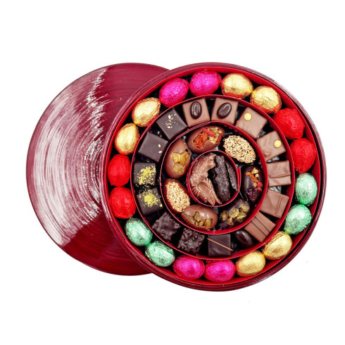 Boite laque T4 Pâques / Coffrets de chocolats de Pâques