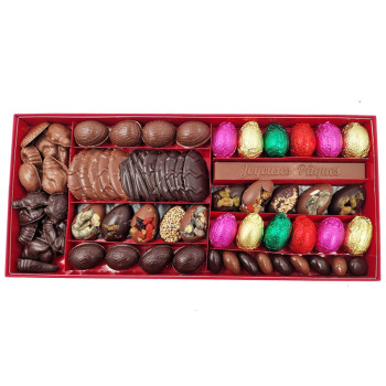 Coffret chocolats Pâques assortiment Taille 4 Jadis et Gourmande
