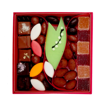 Coffret chocolat  Muguet Porte bonheur 215g Jadis et Gourmande