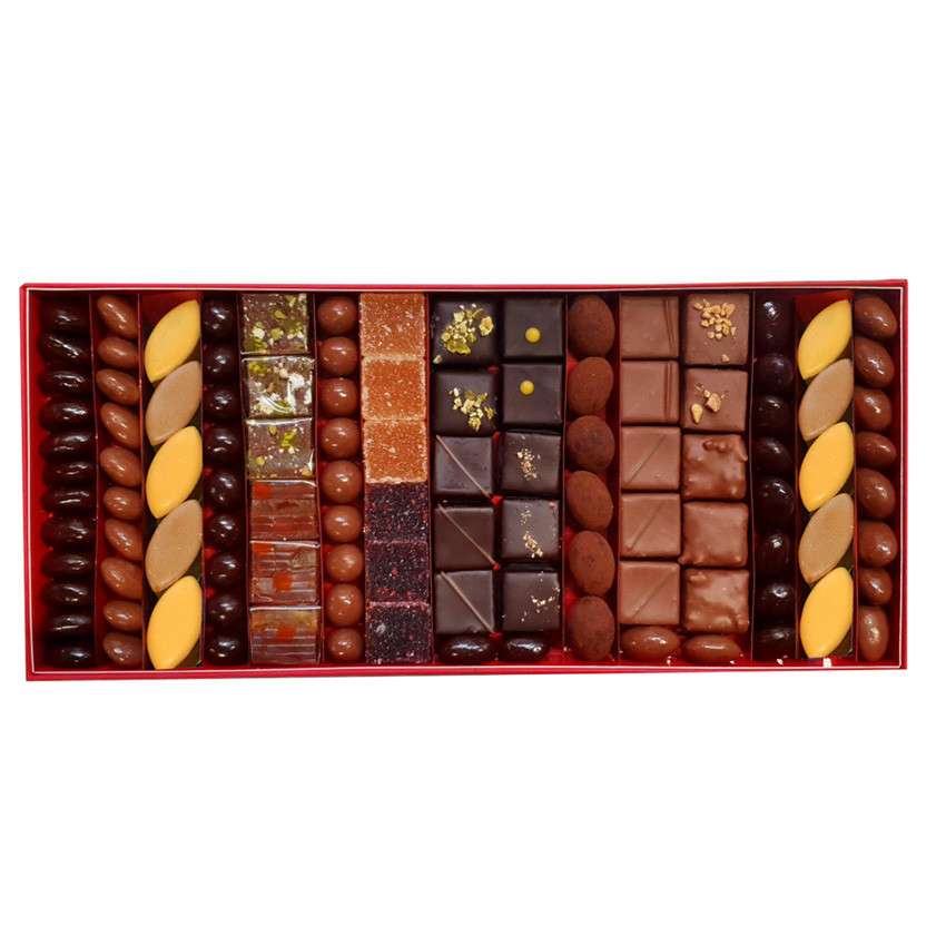 Coffret chocolats et confiserie taille 4