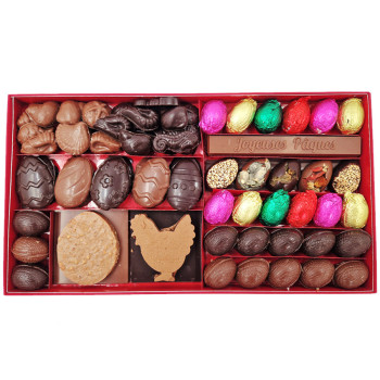 Coffret chocolats Pâques assortiment Taille 5 Jadis et Gourmande