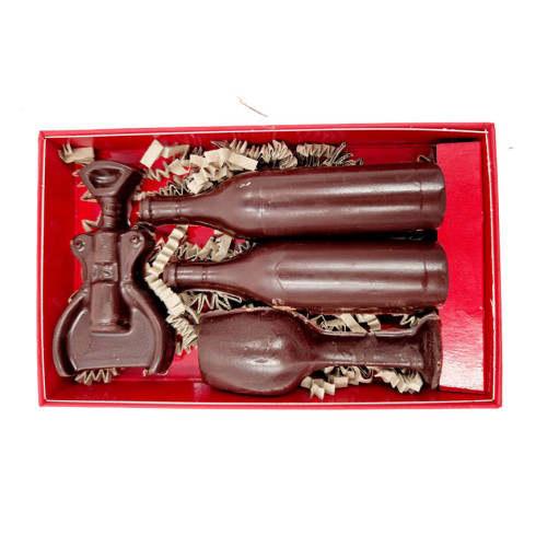 Kit amateur de vin chocolat noir fête des pères / Chocolats Fête des Pères