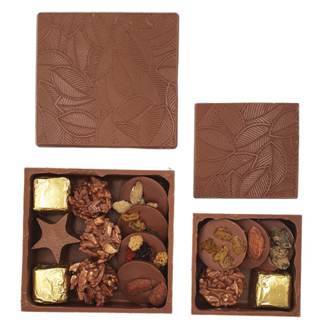 Bonbonnière de Noël chocolat au lait Taille 1 et 2 / Le Nouvel An
