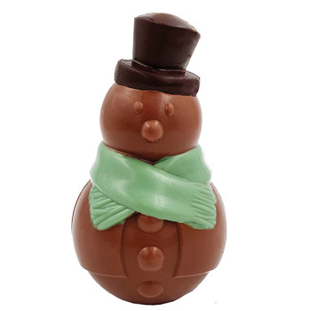Bonhomme de neige en chocolat au Lait Jadis et Gourmande