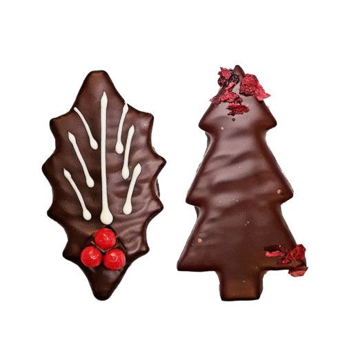 Bouchée de Noël au chocolat noir / Chocolats de Noël originaux