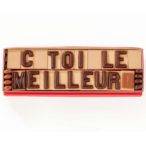 Message en 20 lettres / Meilleures ventes de chocolats