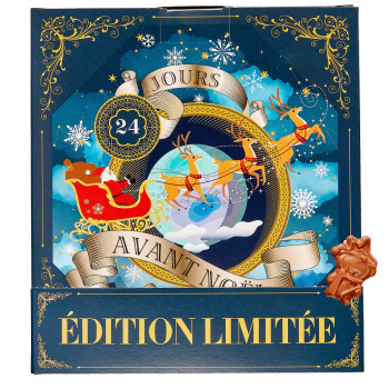 Calendrier de l'Avent Livre bleu Jadis et Gourmande