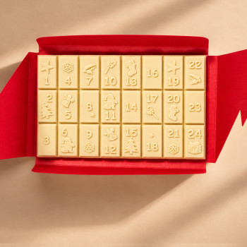 Calendrier de l'Avent chocolat blanc Jadis et Gourmande