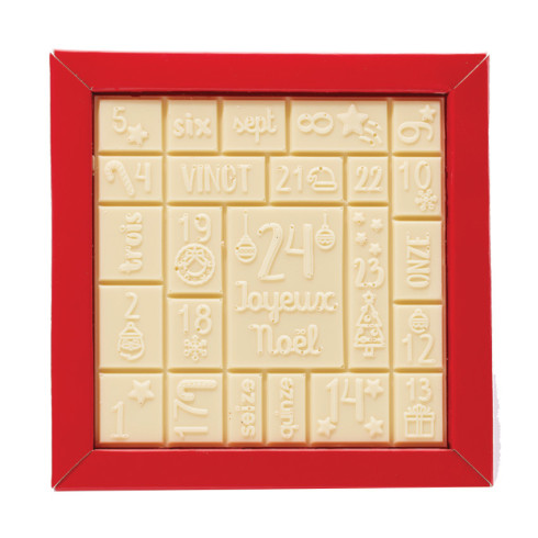Calendrier de l'Avent chocolat blanc / Tous les chocolats de l'Avent