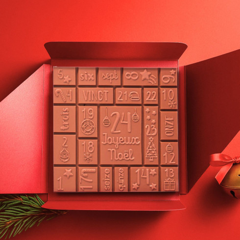 Calendrier de l'Avent chocolat lait / Tous les chocolats de l'Avent