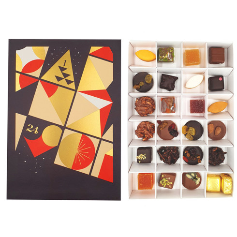 Calendrier avent luxe / Calendriers de l'Avent chocolatier