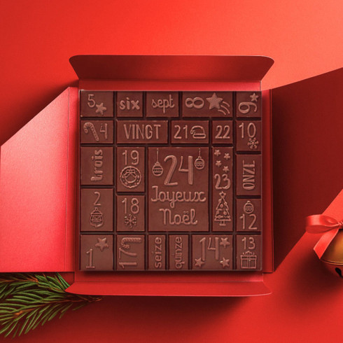 Calendrier de l'Avent chocolat noir / Meilleures ventes de chocolats